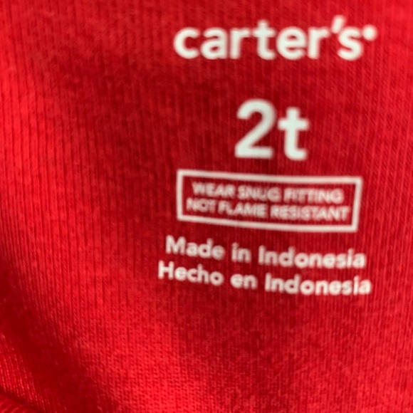 Carter’s Christmas Pajamas Size 2T - Picture 4 of 5
